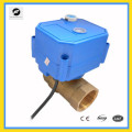 Mini electrical motor ball valve BSP CWX-25S low power SS304 1/4'' 1/2'' 3/4'' 1'' for Small equipment for automatic control